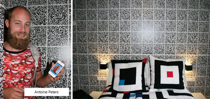 De Patchwork kamer van Antoine Peters in hotel Modez in Arnhem