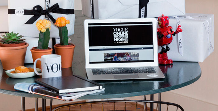 Vogue online shopping night