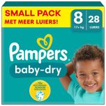 Baby Dry - Maat 8 - Small Pack - 28 stuks - 17+ KG