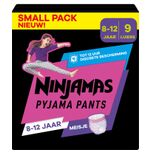Ninjamas - Pyjama Pants Nacht - Meisje - 8/12 jaar - Small Pack - 9 luierbroekjes