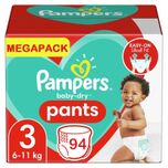Baby Dry Pants - Maat 3 - Megapack - 94 stuks - 6/11KG