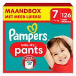 Baby Dry Pants - Maat 7 - Maandbox - 126 stuks - 17+ KG