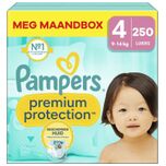 Premium Protection - Maat 4 - Mega Maandbox - 250 luiers - 9/14 KG