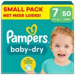 Baby Dry - Maat 7 - Small Pack - 50 stuks - 15+ KG