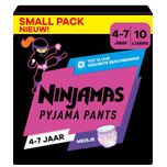 Ninjamas - Pyjama Pants Nacht - Meisje - 4/7 jaar - Small Pack - 10 luierbroekjes
