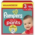 Baby Dry Pants - Maat 3 - Maandbox - 192 luierbroekjes