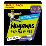 Ninjamas - Pyjama Pants Nacht - Jongen - 8/12 jaar - Small Pack - 9 luierbroekjes