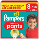 Baby Dry Pants - Maat 8 - Mega Maandbox - 156 luierbroekjes