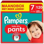 Baby Dry Pants - Maat 7 - Maandbox - 120 stuks - 17+KG