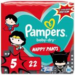 Baby Dry Pants Superheroes - Maat 5 - Small Pack - 22 stuks - 12/17KG