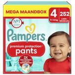 Premium Protection Pants - Maat 4 - Mega Maandbox - 252 stuks - 9/15 KG
