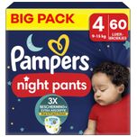 Night Pants - Maat 4 - Big Pack - 60 stuks - 9/15 KG