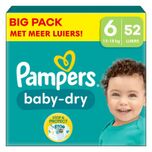 Baby Dry - Maat 6 - Big Pack - 52 stuks - 13/18 KG