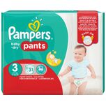 Broekjes Baby Dry Pants Maat-3 Midi 6-11kg 31-luiers