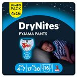 DryNites pyjamabroek wegwerp jongens in Marvel Design 4-7 jaar jumbo verpakking 4 x 16