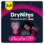 DryNites pyjamabroek wegwerp meisjes 8-15 jaar 3 x 9 stuks