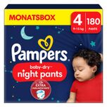 Baby-Dry Pants Night , maat 4 Maxi, 9-15kg, maandbox (1 x 180 luiers)