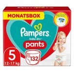 Luiers Baby Dry Pants Maat 5 Junior 132 Luier 12 - 17 kg Maandbox