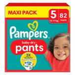 Junior Baby-Dry Broekjes, maat 5 , 12-17kg, Maxi Pack (1 x 82 Broekjes)