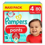 Protection Premium Pants, maat 4, 9-15kg, maxipak (1x 80 luiers)