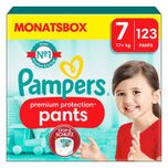 Premium Protection Pants, maat 7, 17kg+, maandbox (1x 123 luiers)