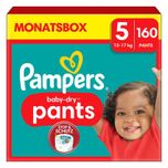 Baby-Dry Pants, maat 5 Junior , 12-17kg, maandbox (1 x 160 luiers)
