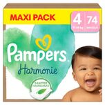 Harmonie maat 4 maxi luiers, 9-14 kg, maxipak (1x 74 luiers)