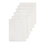 Hydrofiele doeken 6-pack wit 70 x 70 cm
