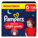 Baby-Dry Pants Night , maat 6, 15kg+, maandbox (1 x 138 luiers)