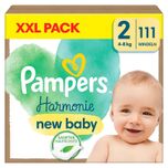 Harmonie luiers maat 2 Mini, 4kg - 8kg, XXL pak (1x111 luiers)