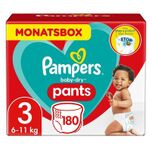 Baby Dry Pants Gr. 3 Midi 6 - 11kg Monthbox 180 stuks