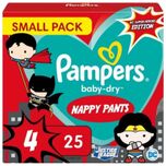 Baby Dry Pants - Maat 4 - Small Pack - 25 luierbroekjes - Superhelden Editie