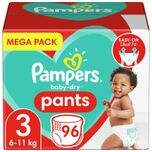 Baby Dry Pants - Maat 3 - Mega Pack - 96 Luierbroekjes