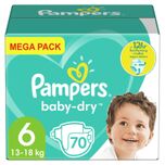 Baby Dry - Maat 6 - Mega Pack - 70 Luiers