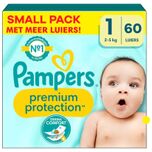 Premium Protection - Maat 1 - Small Pack - 60 stuks - 2/5 KG