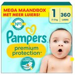 Premium Protection - Maat 1 - Mega Maandbox - 360 stuks - 2/5 KG