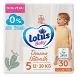 Lotus Baby Natural Softness Luiers Maat 5 - 12 Tot 20 Kg