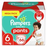 Baby Dry Pants - Maat 6 - Mega Pack - 66 luierbroekjes