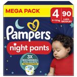 Night Pants - Maat 4 - Mega Pack - 90 stuks - 9/15 KG