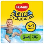 Little Swimmers - zwemluiers - maat 3/4 - (7 tot 15 kg) - voordeelverpakking - 36 stuks
