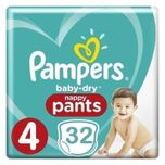 Baby Dry Pants Maat 4 - 32 Luierbroekjes