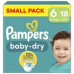 Baby Dry - Maat 6 - Small Pack - 18 luiers - 13/18 KG