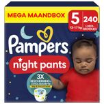 Night Pants - Maat 5 - Mega Maandbox - 240 stuks - 12/17 KG