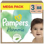 Harmonie - Maat 3 - Mega Pack - 88 stuks - 6/10 KG