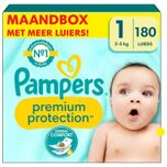 Premium Protection - Maat 1 - Maandbox - 180 stuks - 2/5 KG
