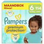 Premium Protection - Maat 6 - Maandbox - 114 luiers - 13/18 KG