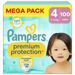 Premium Protection - Maat 4 - Mega Pack - 100 luiers - 9/14 KG