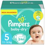 Baby Dry - Maat 5 - Mega Maandbox - 246 luiers