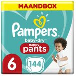 Baby Dry Pants - Maat 6 - Maandbox - 144 luierbroekjes