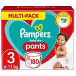 Baby-Dry Pants Luierbroekjes - Maat 3 (6-11 kg) - 180 stuks - Multi-Pack